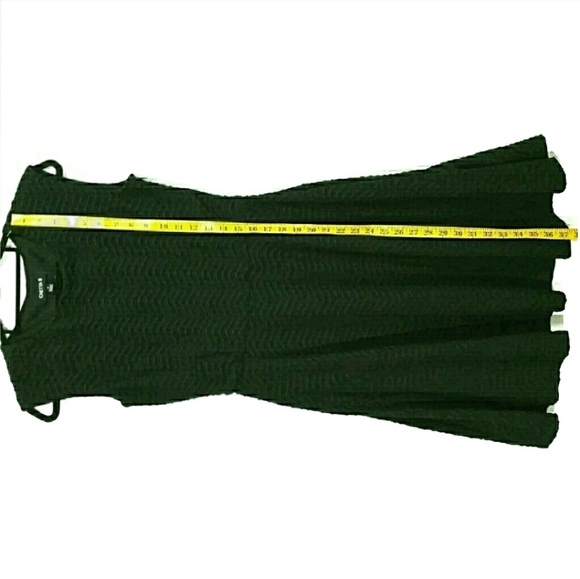 Chetta B 8 Wavy Ribbed Fit Flare Black (A) - Picture 6 of 8